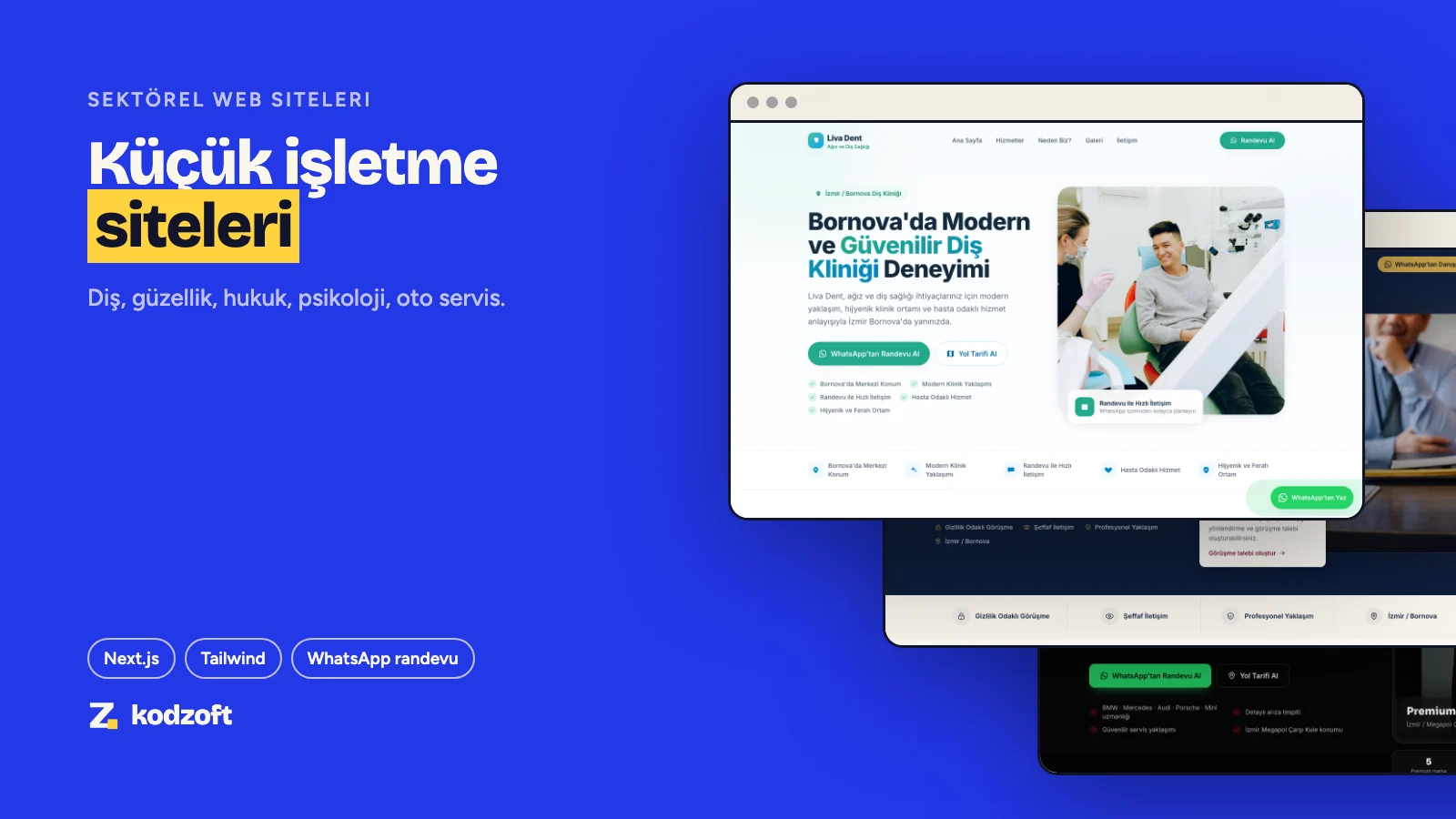 Sector websites for small businesses