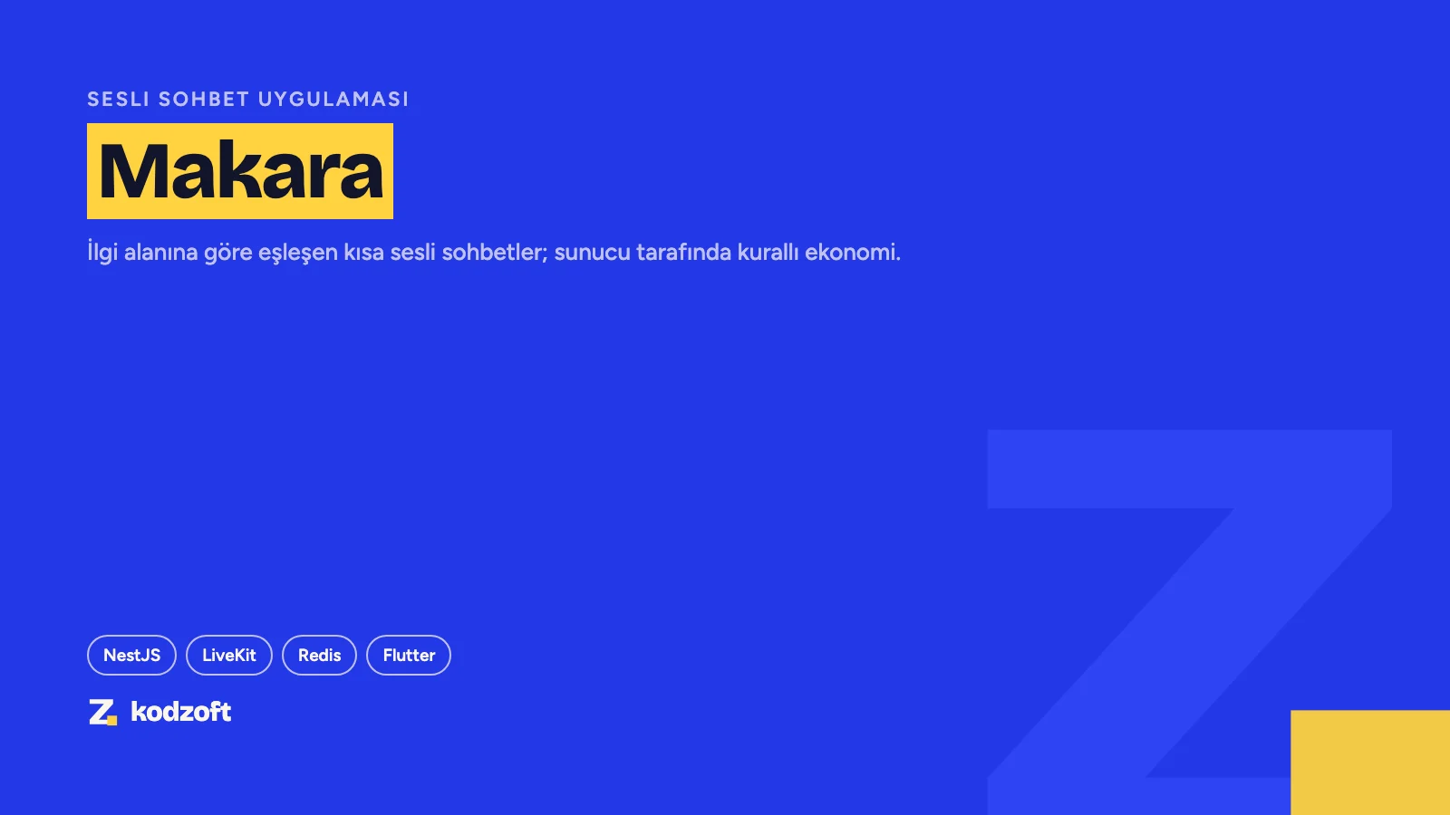 Makara: an interest-matched voice chat app