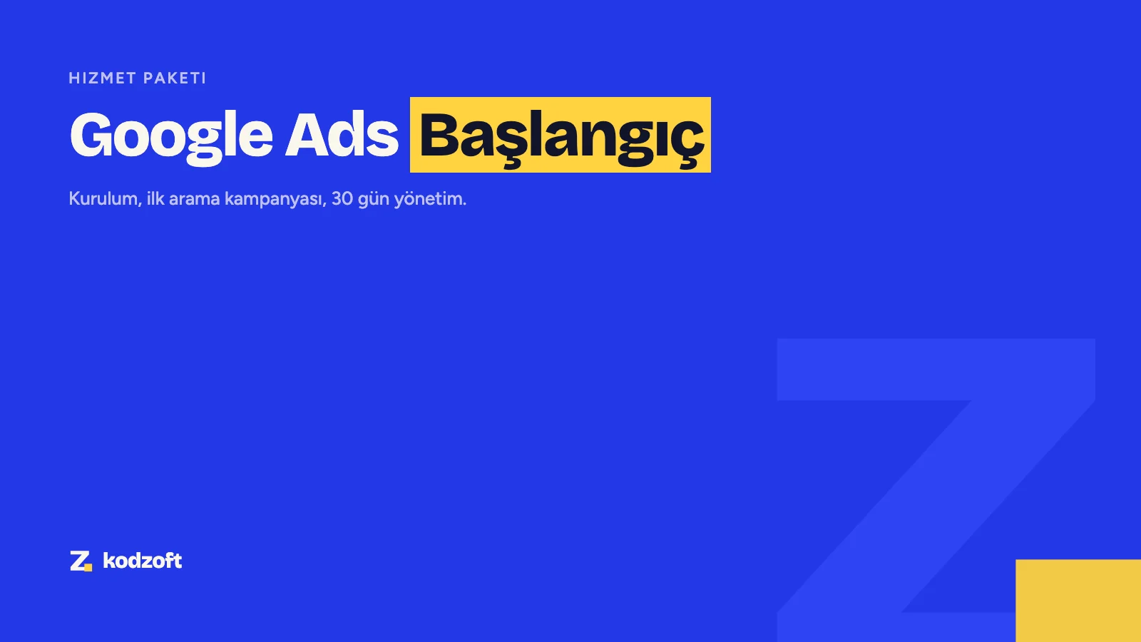 Google Ads Başlangıç