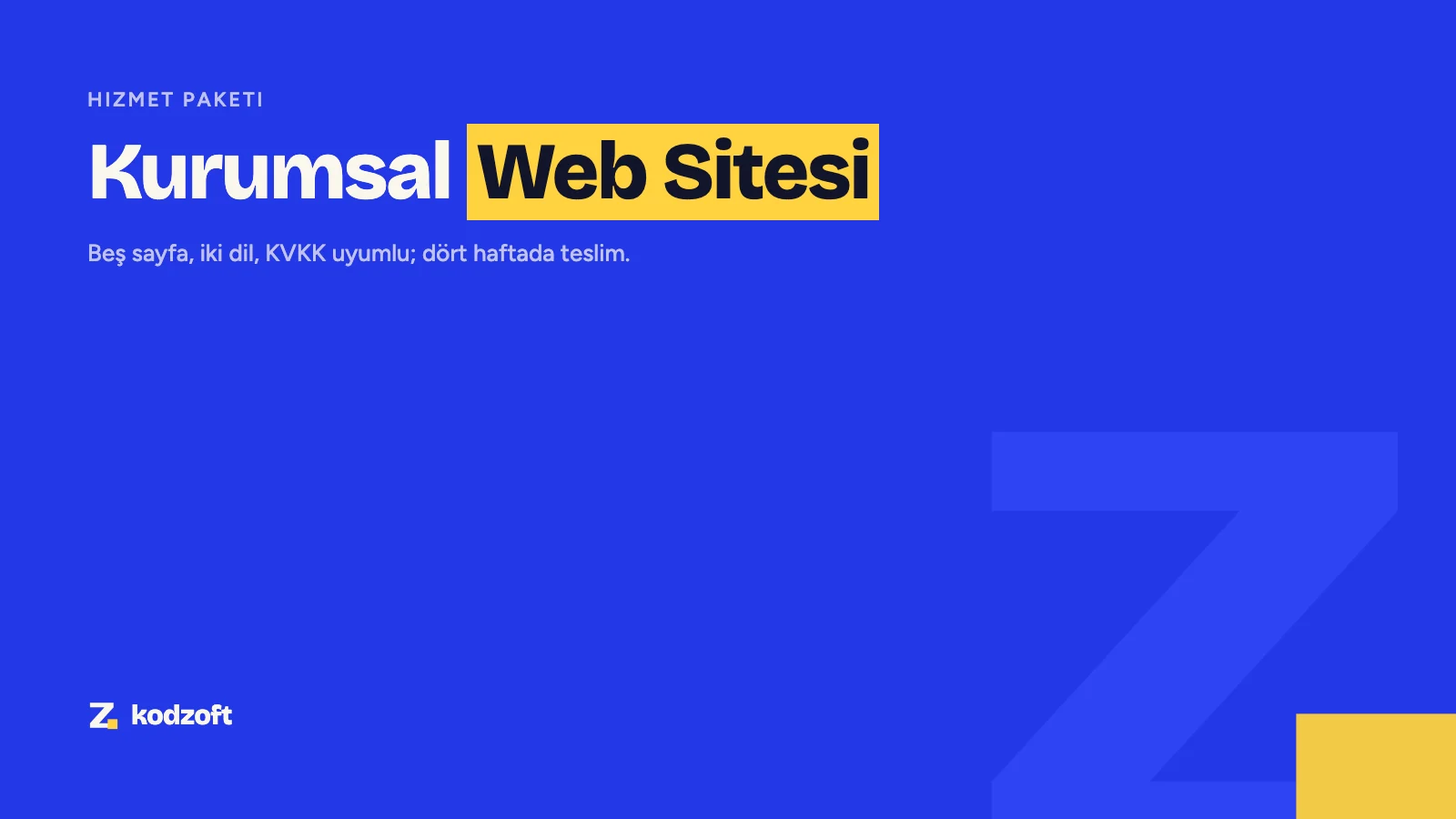 Kurumsal Web Sitesi